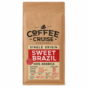 Kavos pupelės Coffee cruise SWEET BRAZIL 1kg